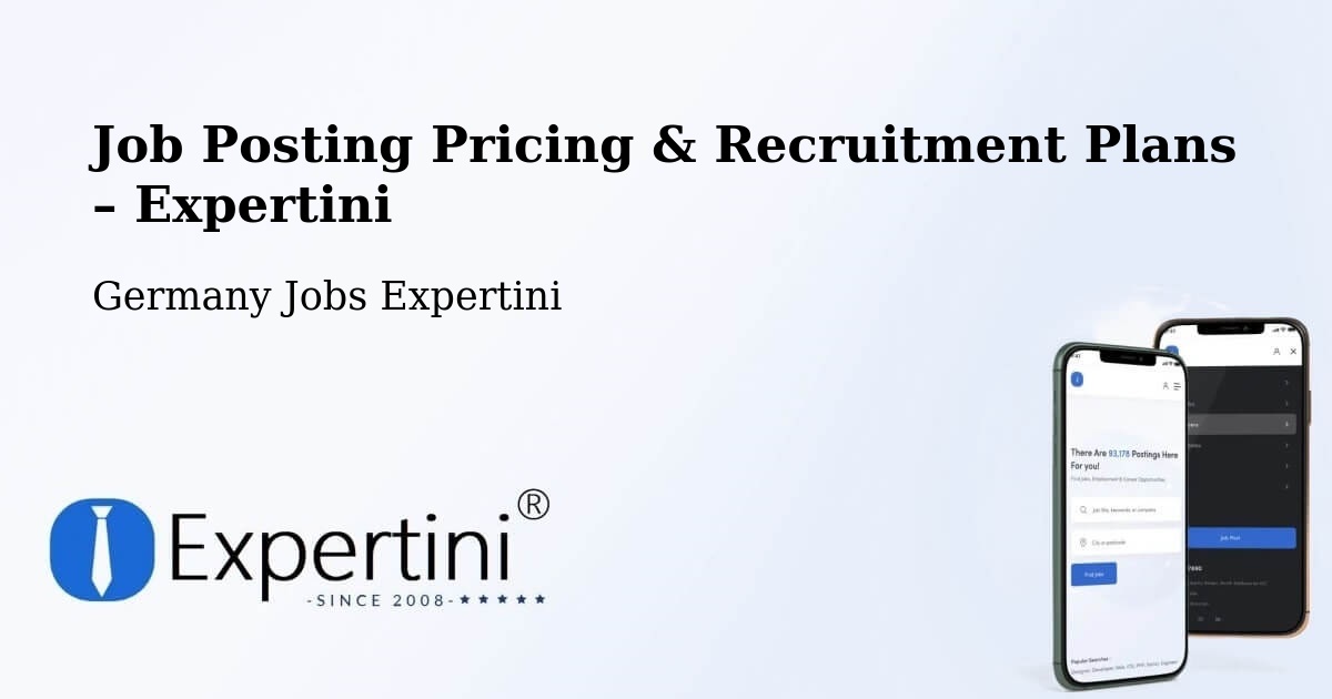 Job Posting Pricing & Recruitment Plans – Berghülen - Berghülen, Germany Jobs Expertini